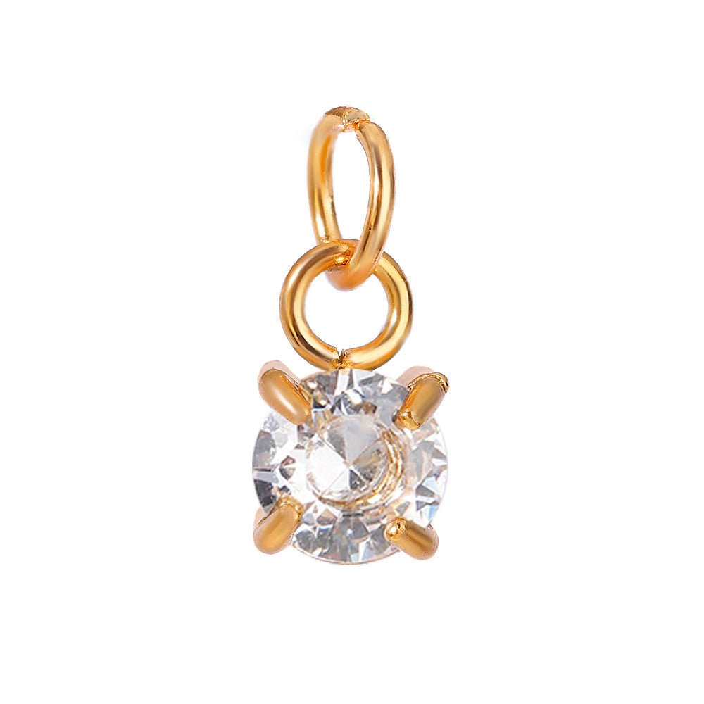 Golden Birthstone Charm - Clout Vienna#