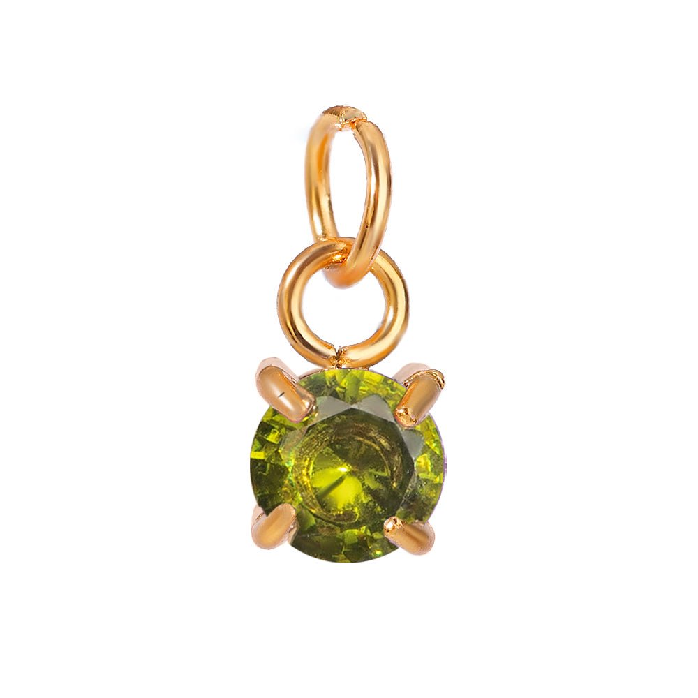 Golden Birthstone Charm - Clout Vienna#