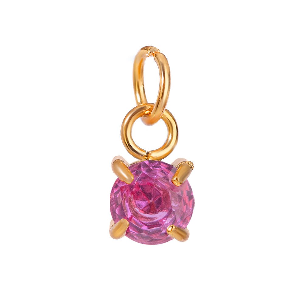 Golden Birthstone Charm - Clout Vienna#