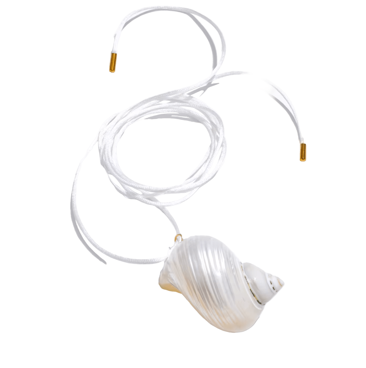 Golden Conch Necklace - Clout Vienna