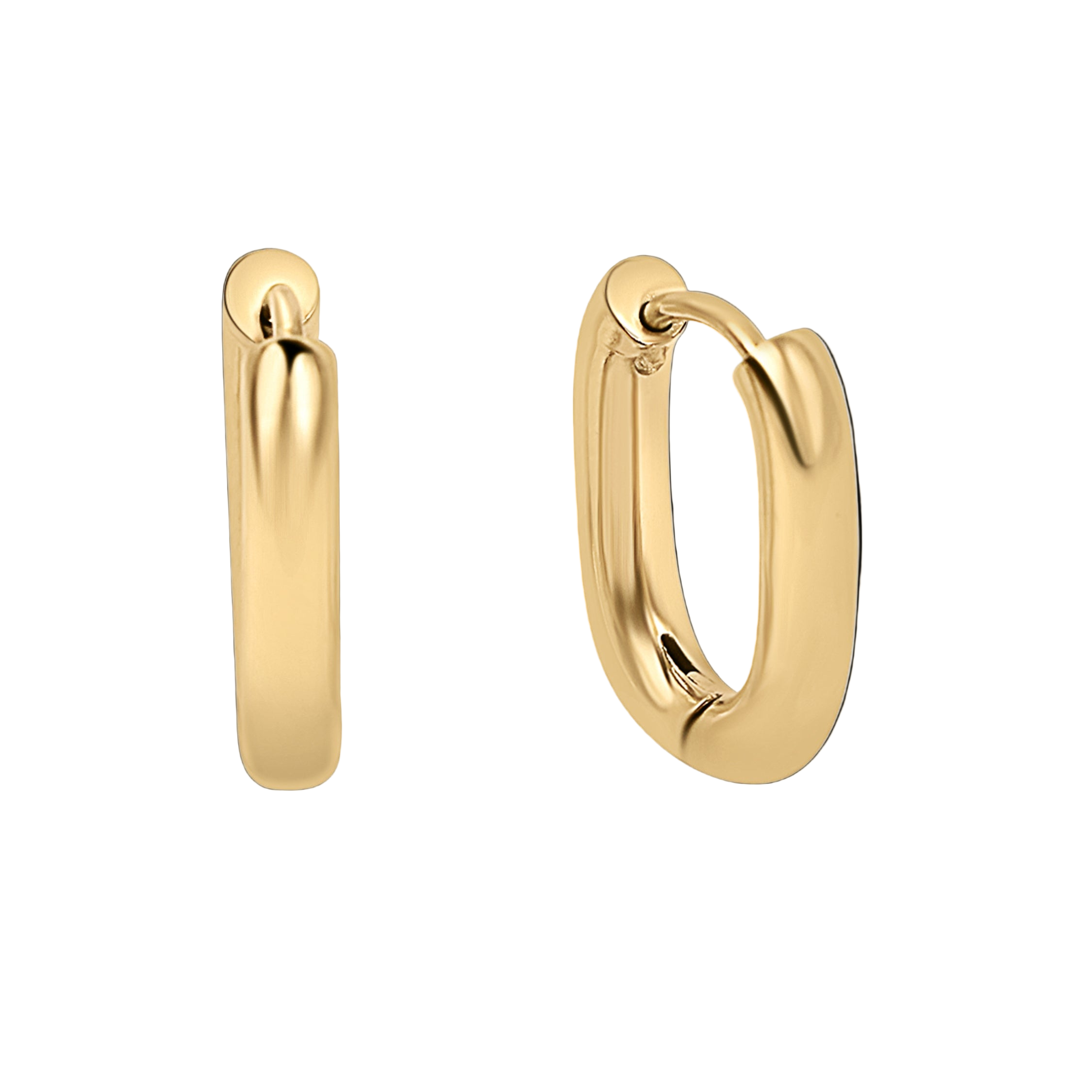 Oval Radiance Hoops