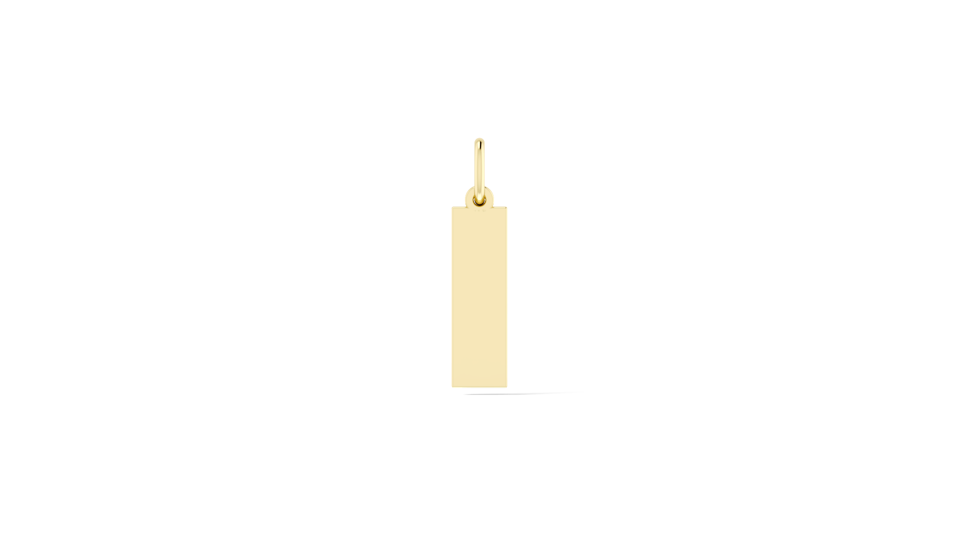 Gravur Charm Vertikal Bar schmal - Clout Vienna#