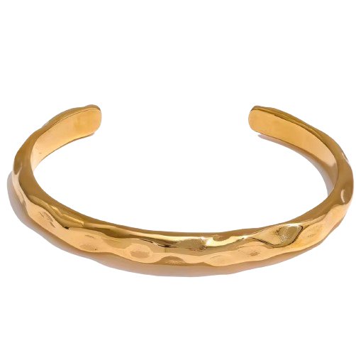 Hammered Bangle - Clout Vienna#