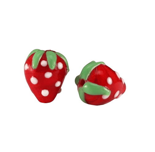 Handbemalte Glaserdbeere - Clout Vienna