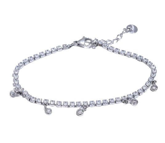 Iced out Armband mit Charms - Clout Vienna#