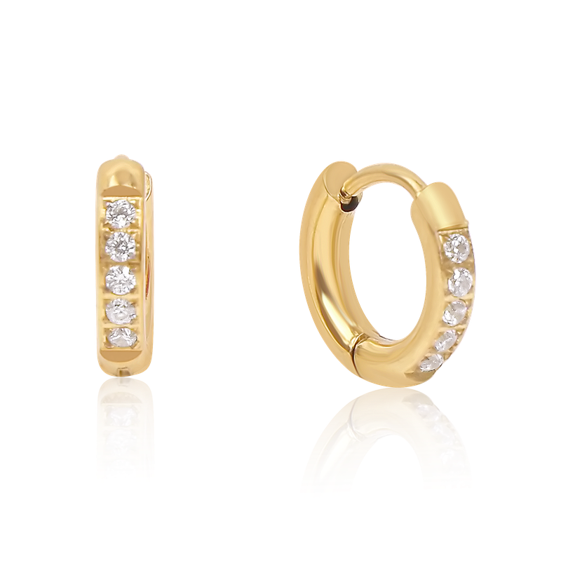 Sparkling Fine Hoops