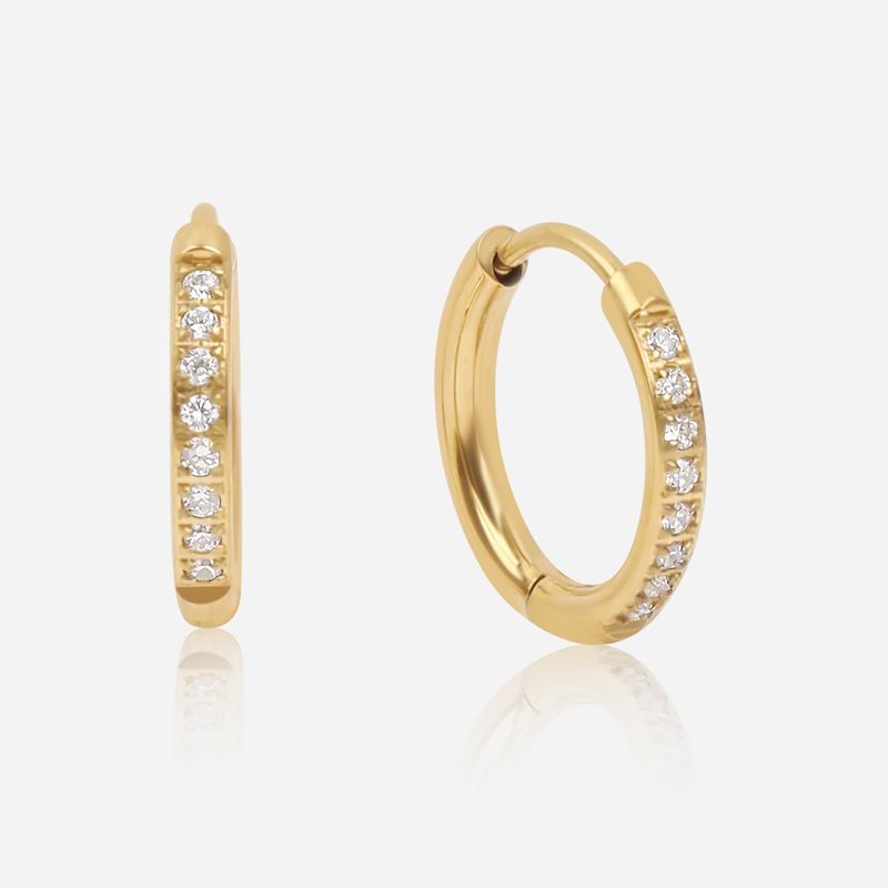 Sparkling Fine Hoops