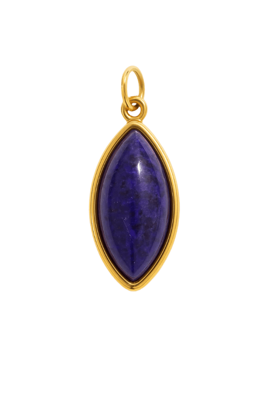Marquise Blauer Sesam Jasper Charm - Clout Vienna