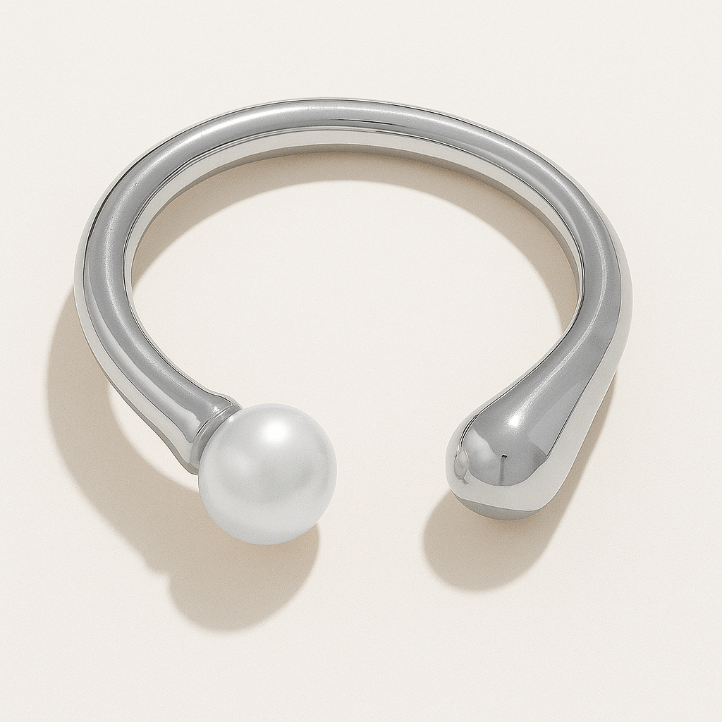 Open Pearl Ring - Clout Vienna#