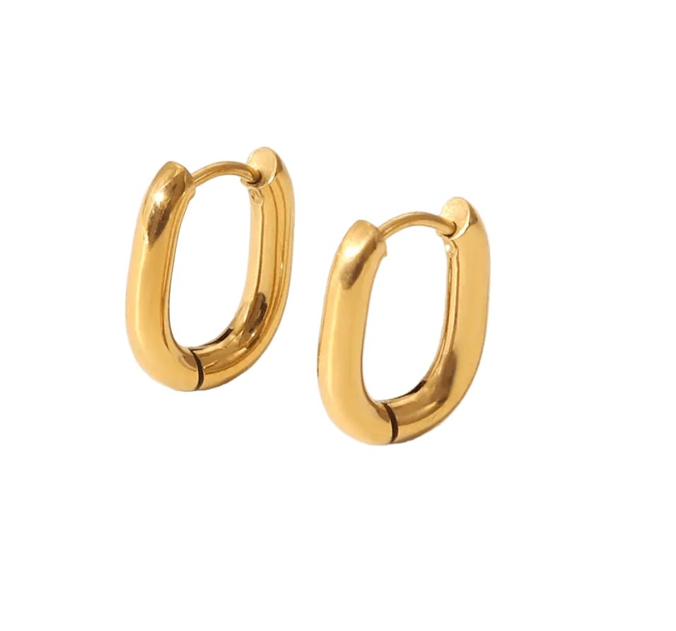 Oval Radiance Hoops - Clout Vienna