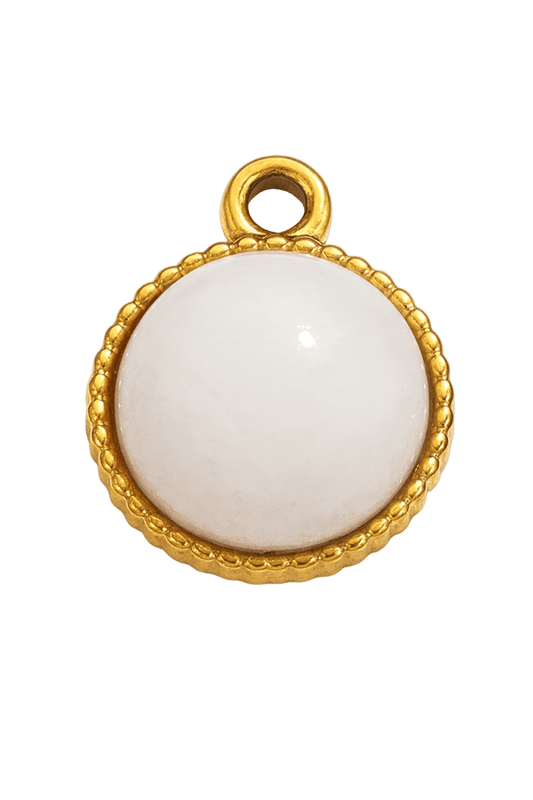 Pure Light - Weißer Jade Charm - Clout Vienna
