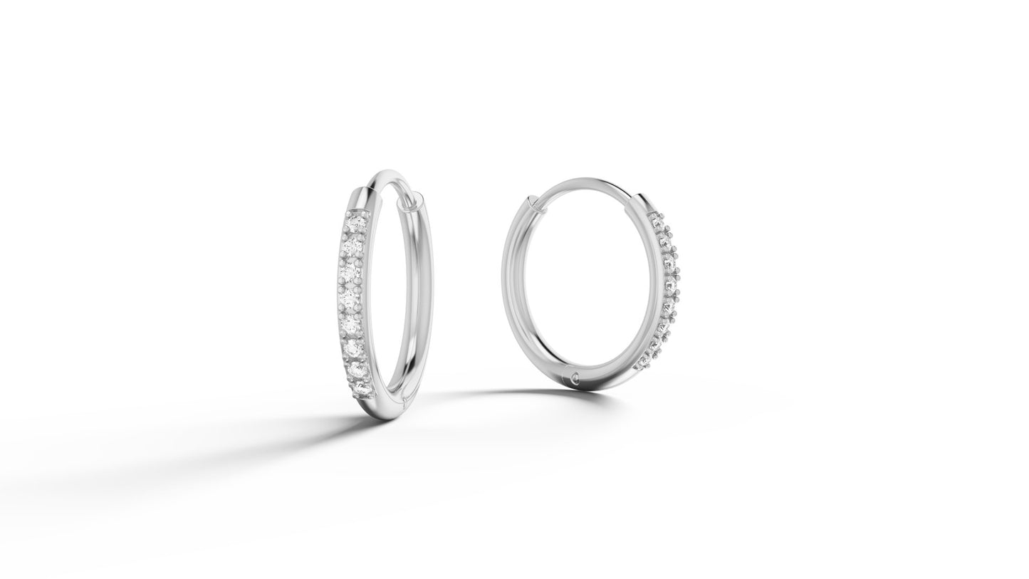 Sparkling Fine Hoops - Clout Vienna#