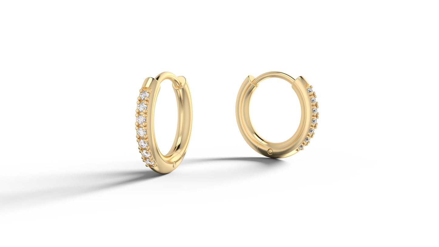 Sparkling Fine Hoops - Clout Vienna#