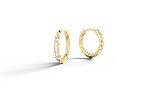 Sparkling Fine Hoops - Clout Vienna#