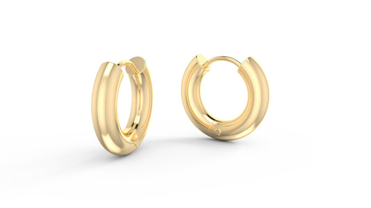 Statement Hoops Gold - Clout Vienna#