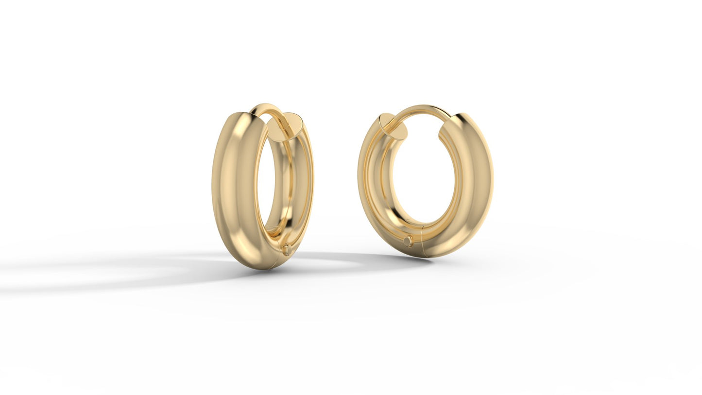 Statement Hoops Gold - Clout Vienna#