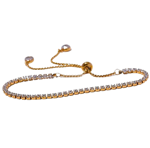 Tennischain Petit Weiß