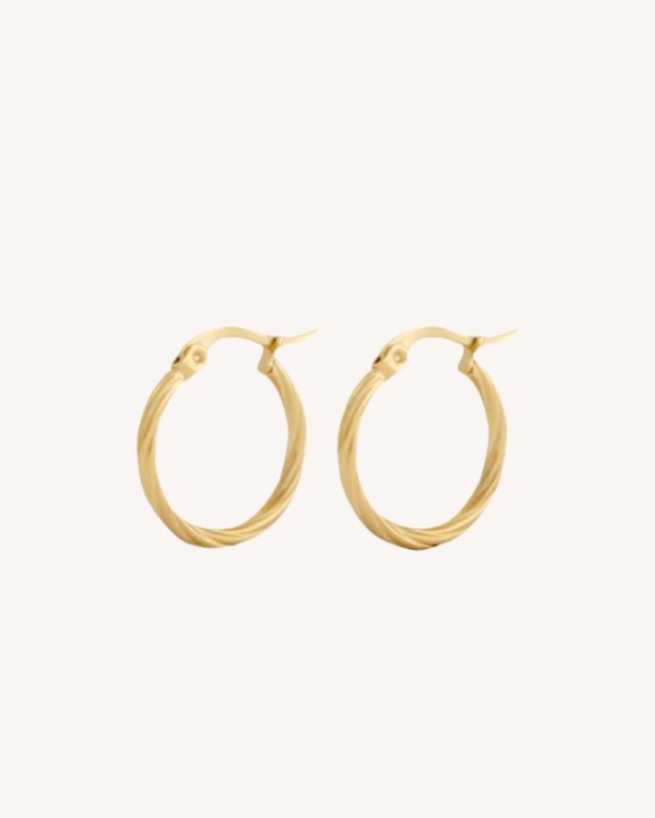 Maria Twisted Hoops - My Store#